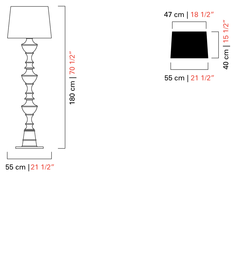 Samurai | Murano blown glass floor lamps | Barovier&Toso Samurai | Murano blown glass floor lamps | Barovier&Toso