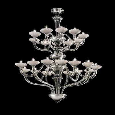 Casanova Murano glass chandelier with rings