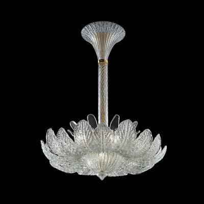 Piume, Lampade a soffitto in vetro soffiato di Murano