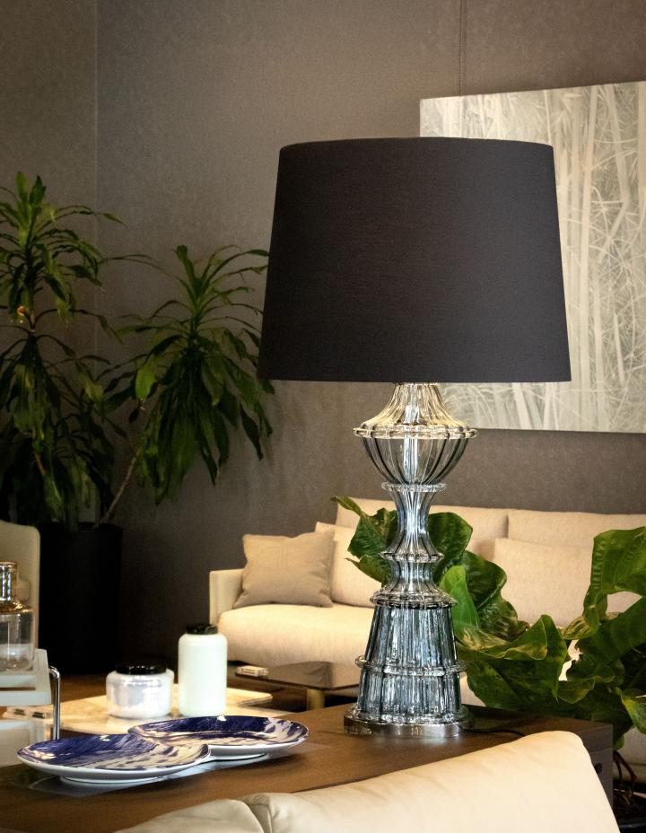 Samurai table lamp