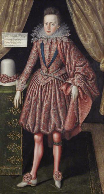 Portrait of Charles I of England (ca. 1610, Robert Peake).