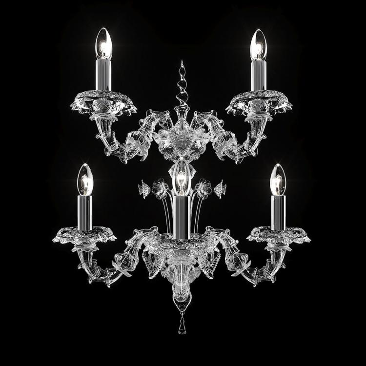 4604 | Murano blown glass wall sconces | Barovier&Toso