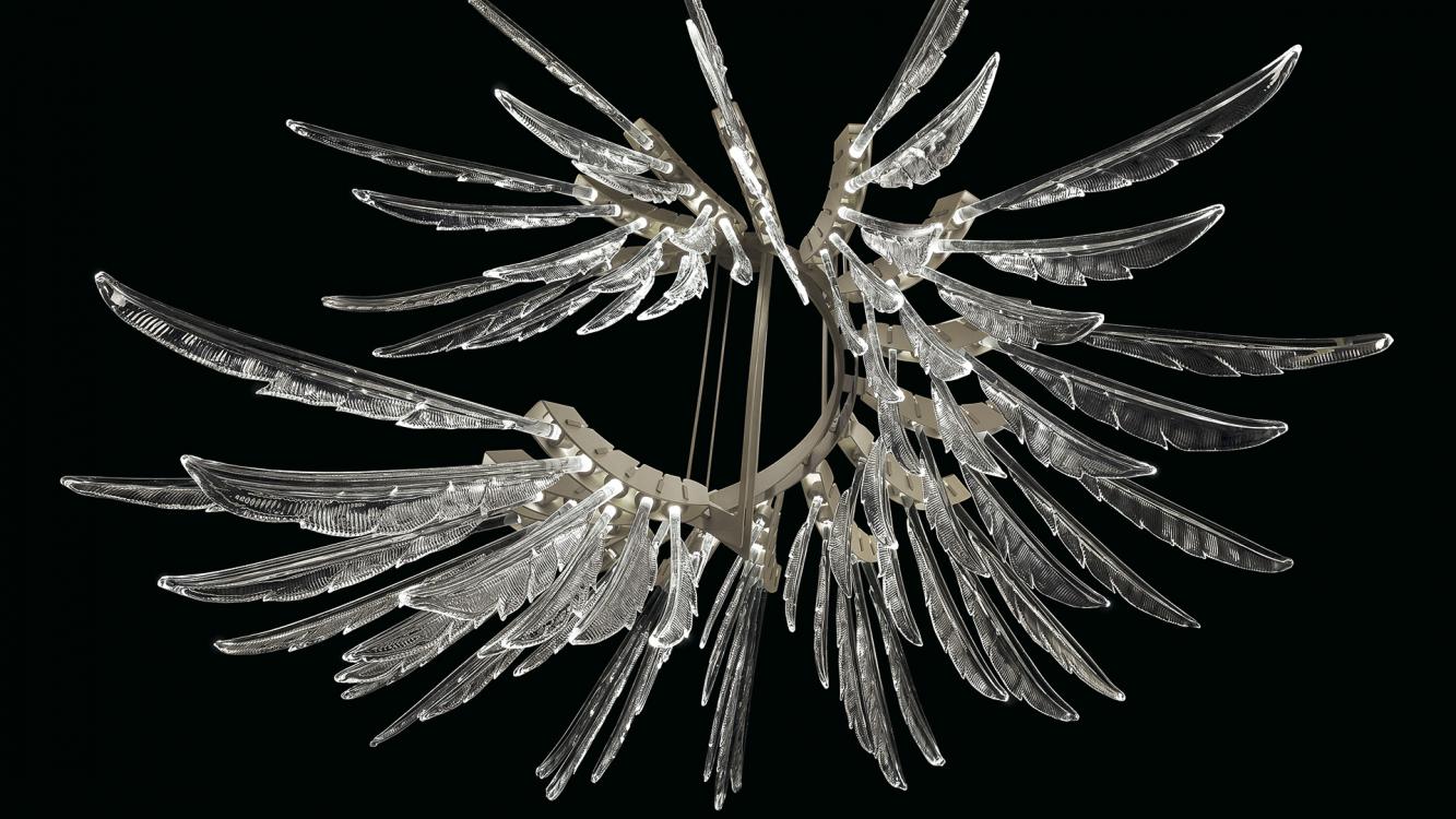Angel | Murano blown glass suspension lamps | Barovier&Toso