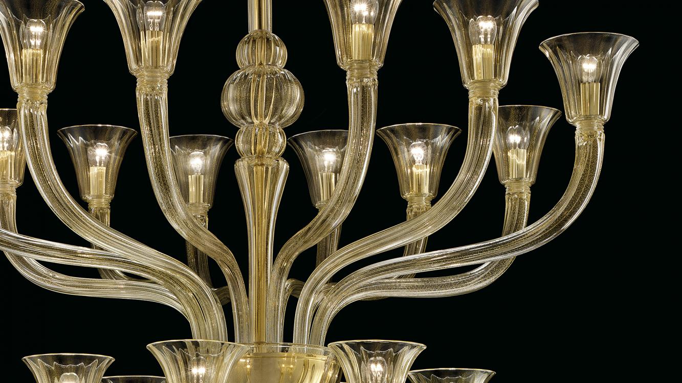 Degas | Murano blown glass chandeliers | Barovier&Toso