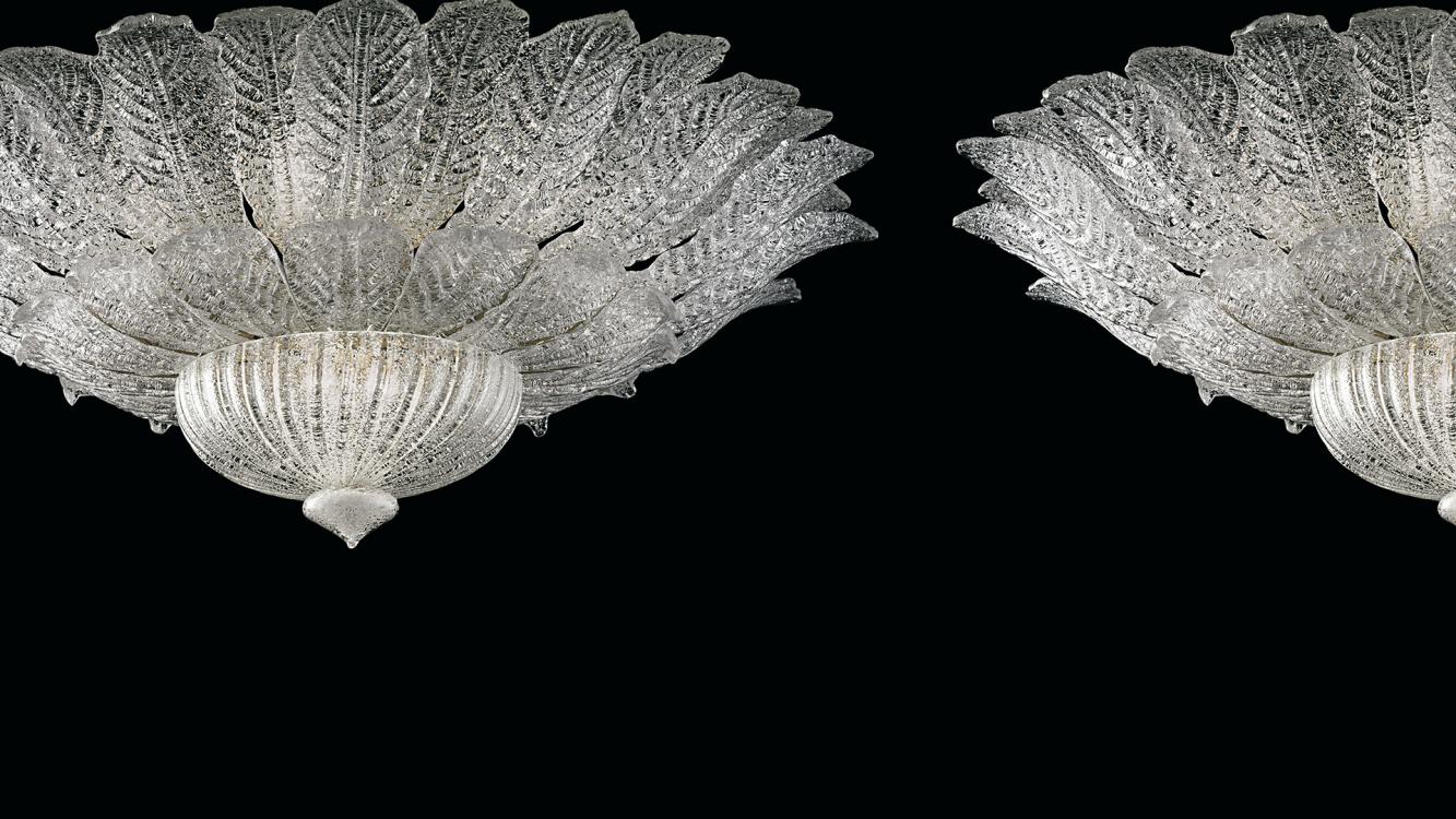 Excelsior | Murano blown glass ceiling lamps | Barovier&Toso