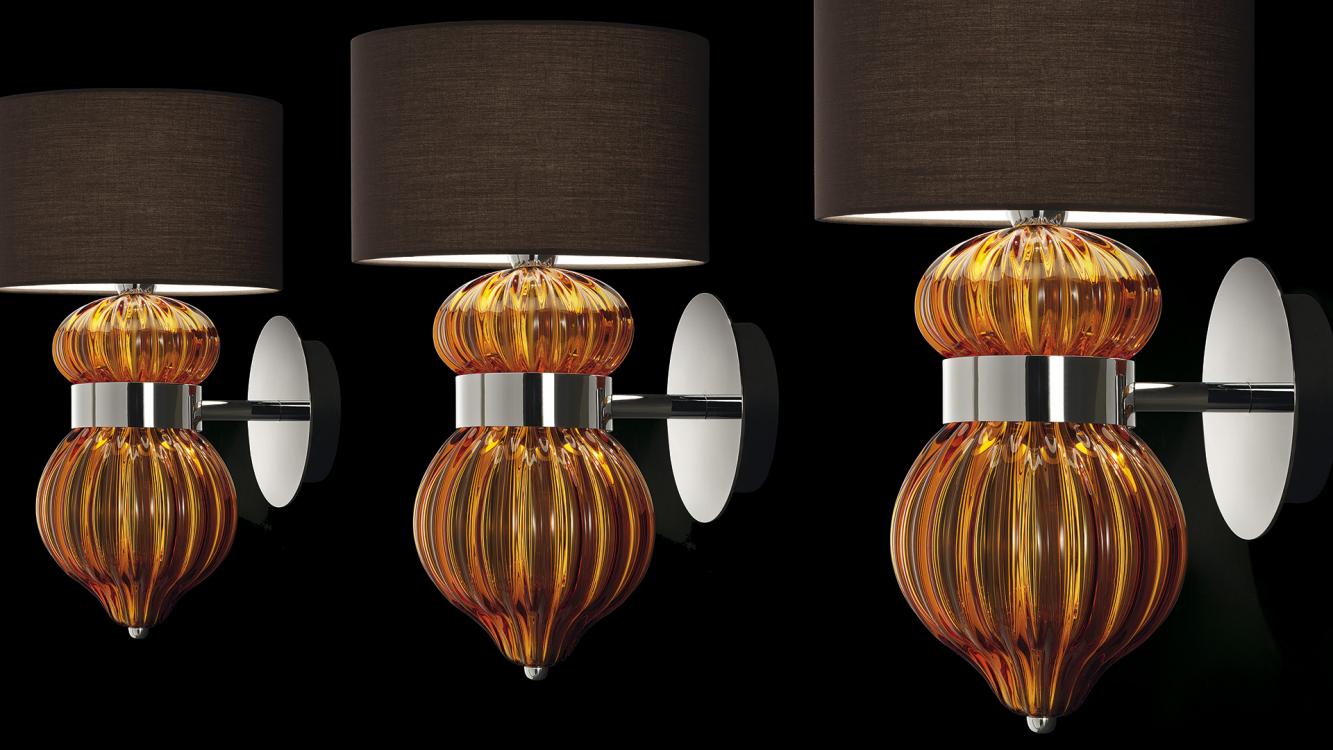 Medina | Murano blown glass wall sconces | Barovier&Toso