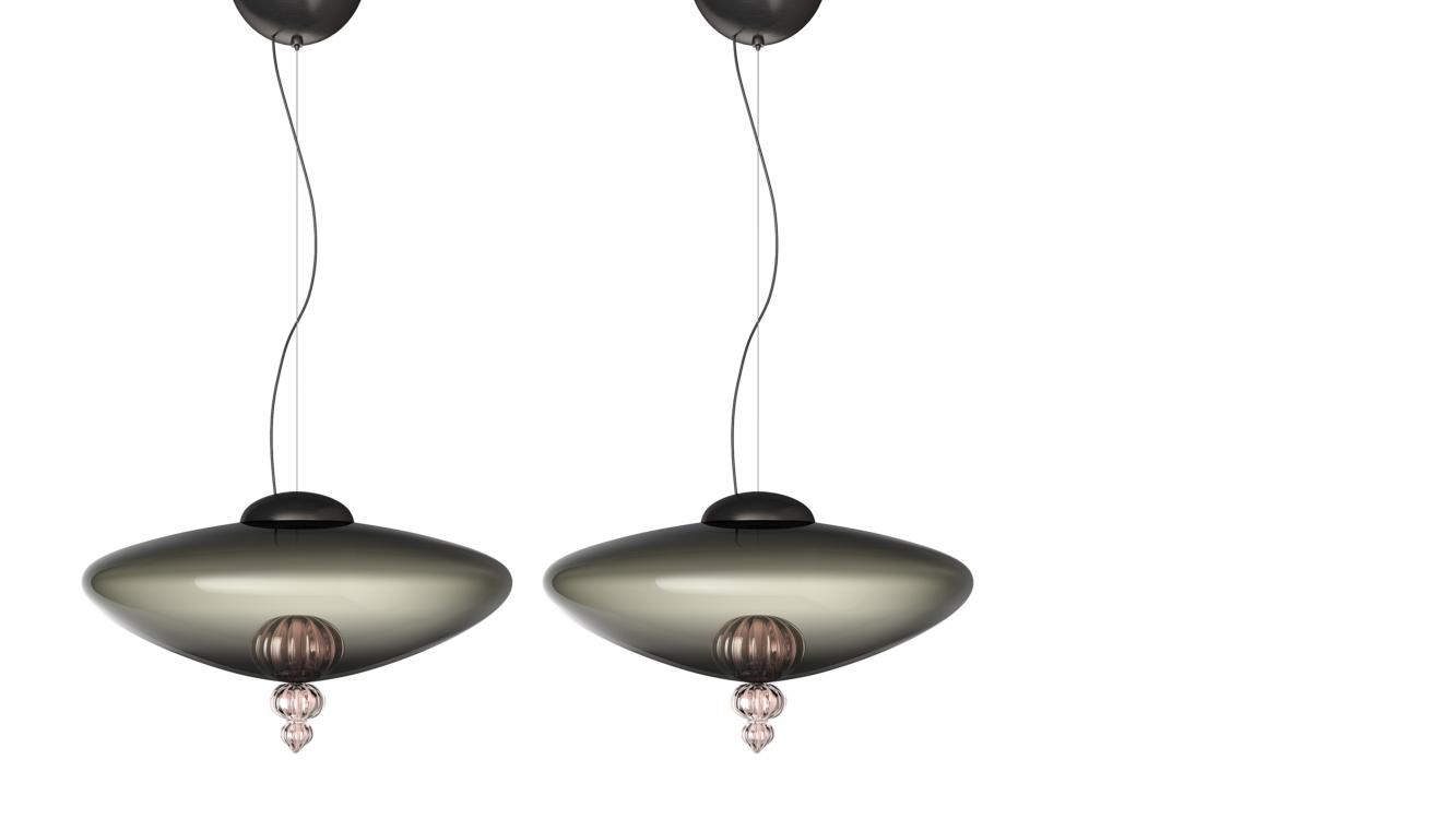 Padma | Murano blown glass suspension lamps | Barovier&Toso