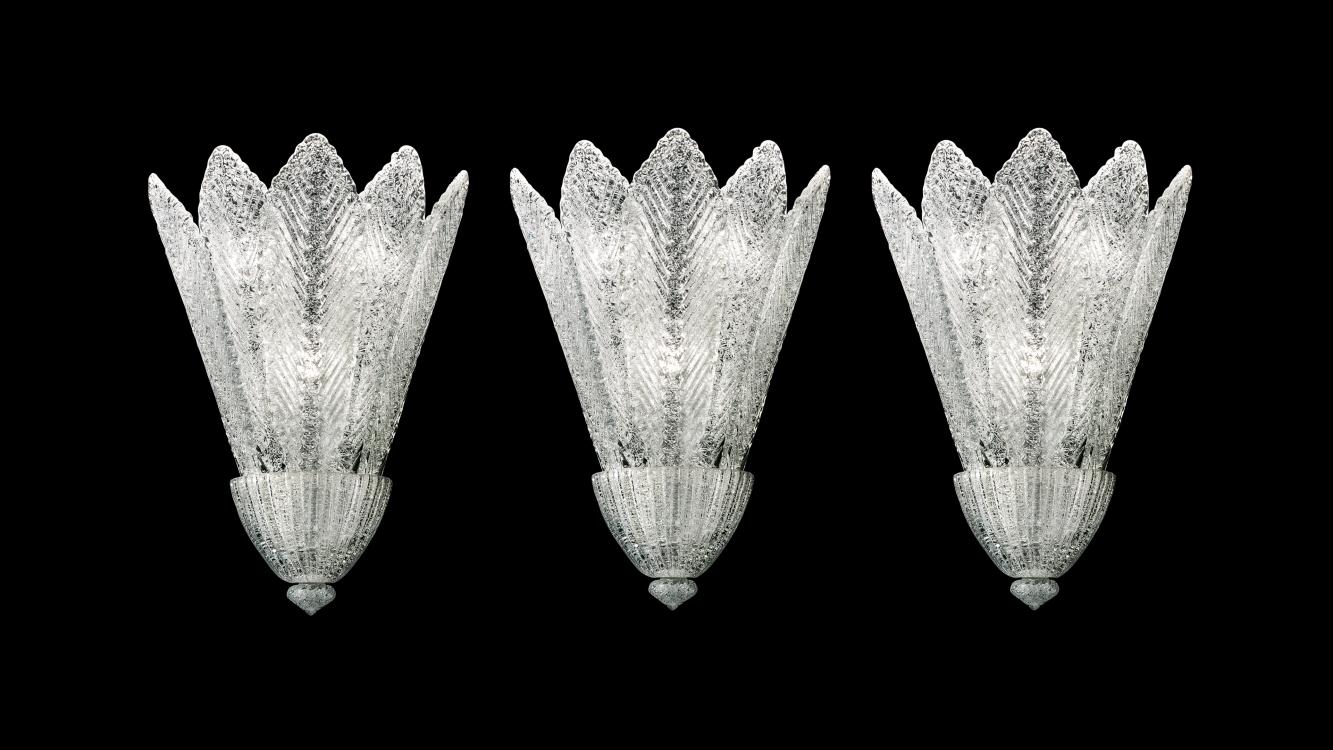 Spade | Murano blown glass wall sconces | Barovier&Toso