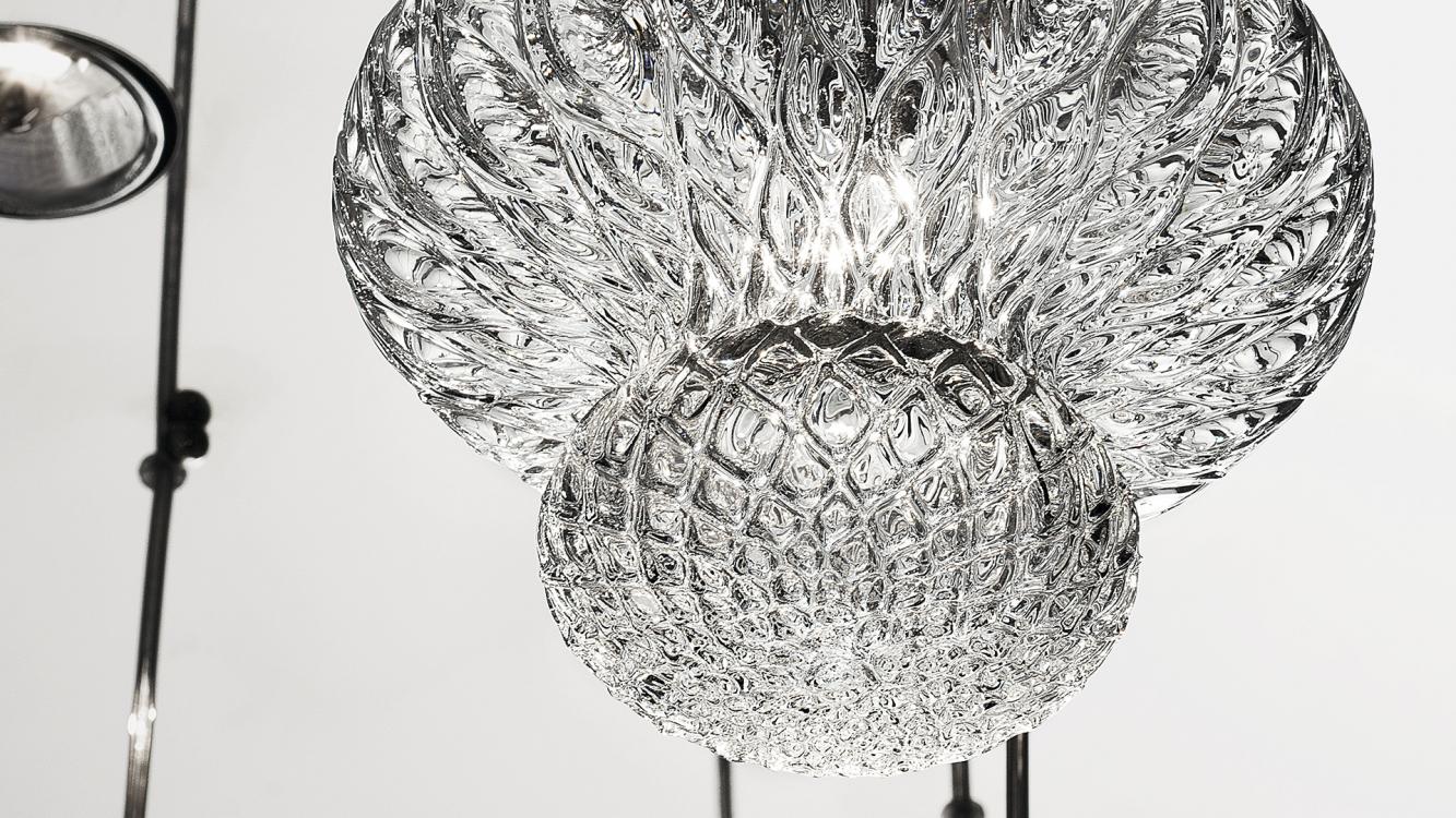 Spinn | Murano blown glasssuspension lamps | Barovier&Toso