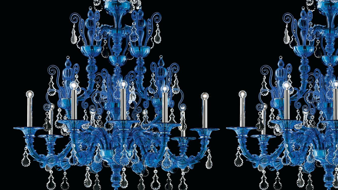 Taif | Murano blown glass chandeliers | Barovier&Toso