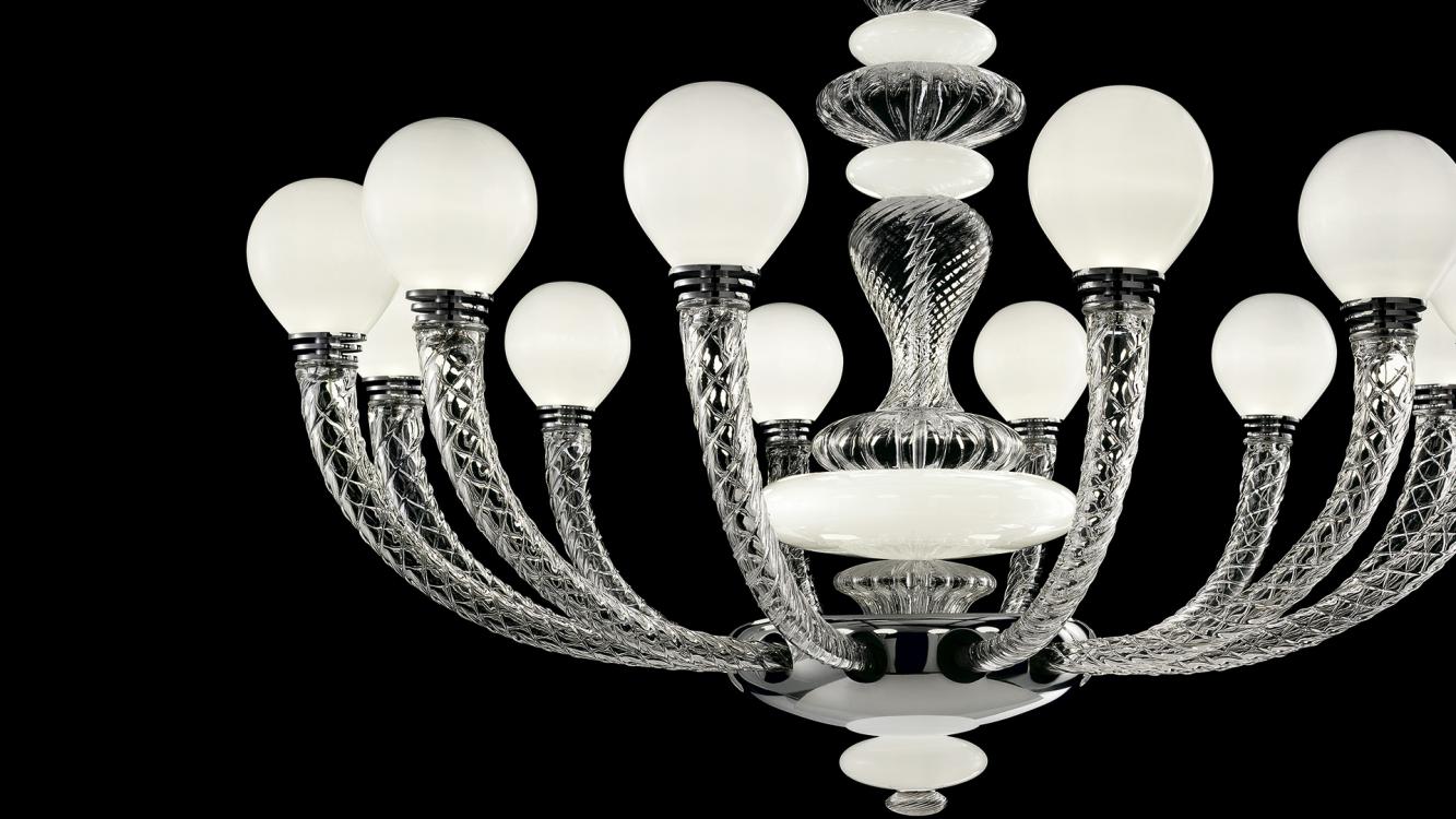 Pigalle | Murano blown glass chandeliers | Barovier&Toso