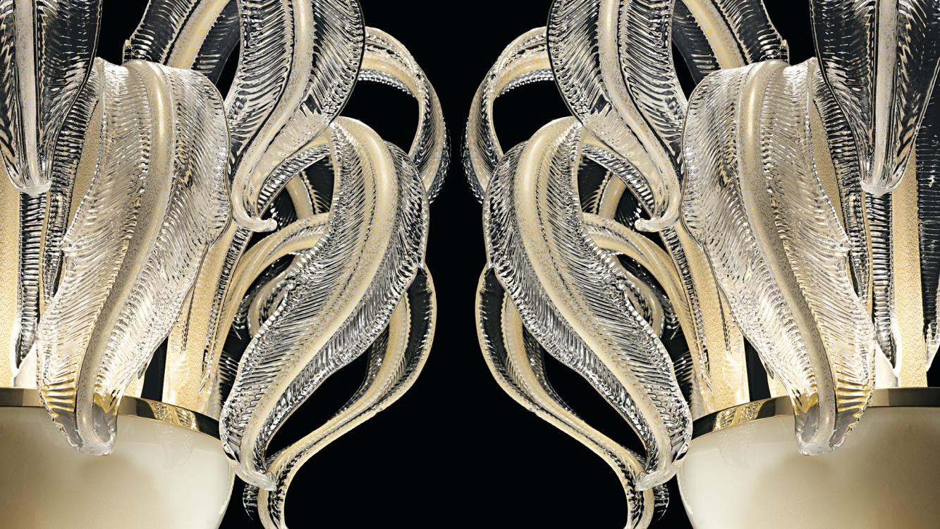 Piume | Murano blown glass suspension lamps | Barovier&Toso