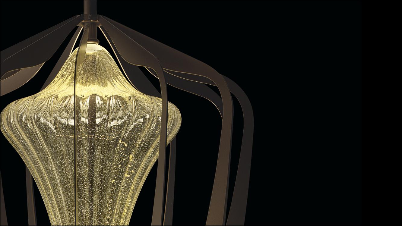 Robin | Murano blown glass suspension lamps | Barovier&Toso