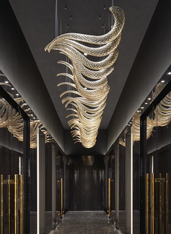 Swing | Murano blown glasssuspension lamps | Barovier&Toso
