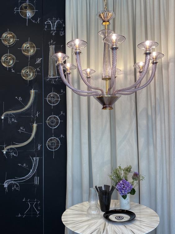 Vertigo | Murano blown glasschandeliers | Barovier&Toso