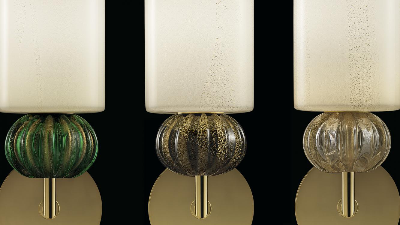 Gallia | Murano blown glass wall sconces | Barovier&Toso