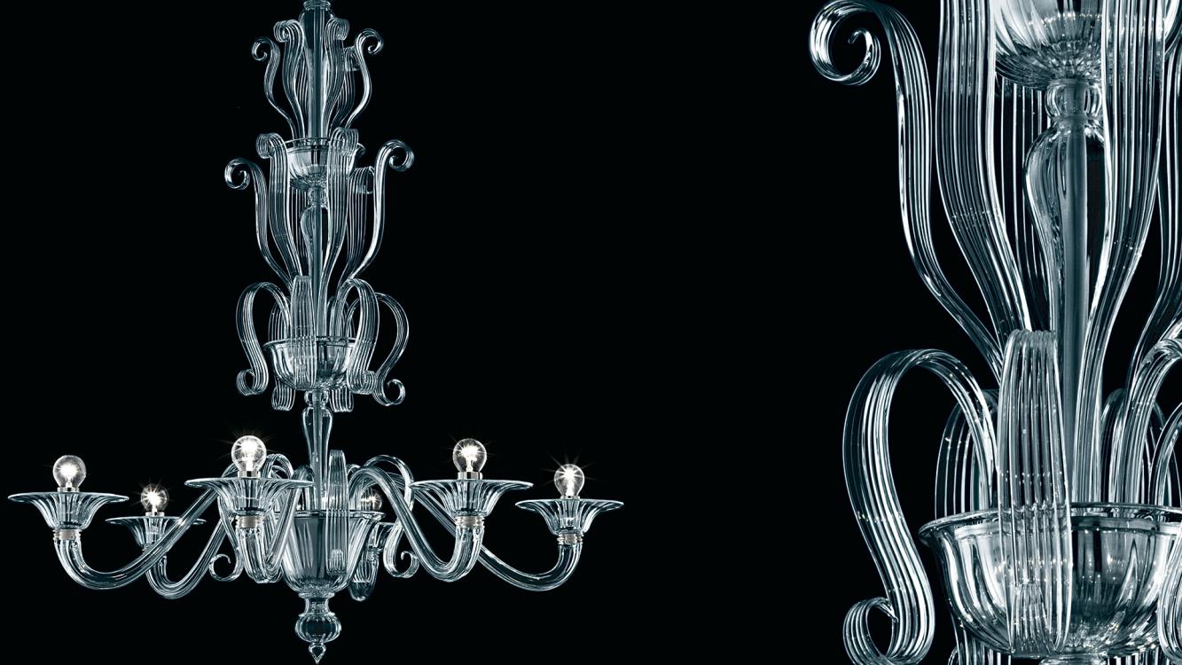 Redon | Murano blown glass chandeliers | Barovier&Toso