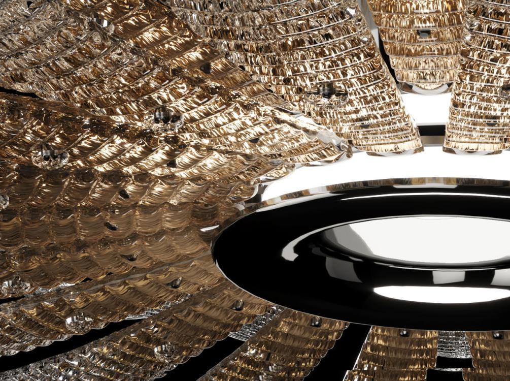 Agave | Murano blown glass suspension lamps | Barovier&Toso